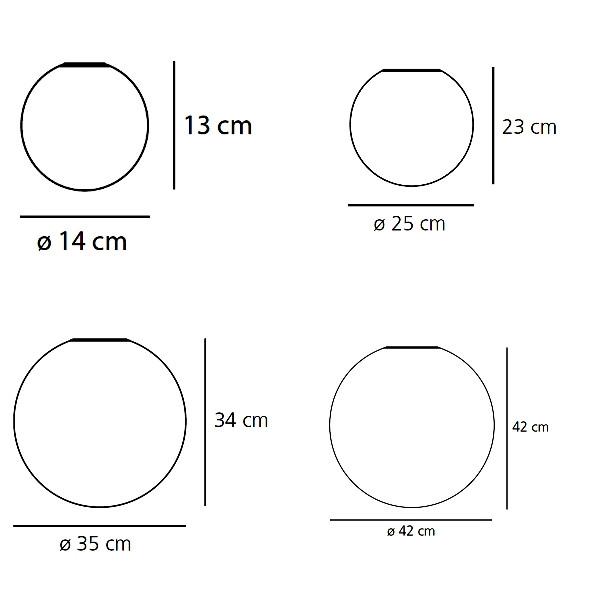 DIOSCURI SOFFITTO / PARETE Wand- und Deckenleuchte - 1