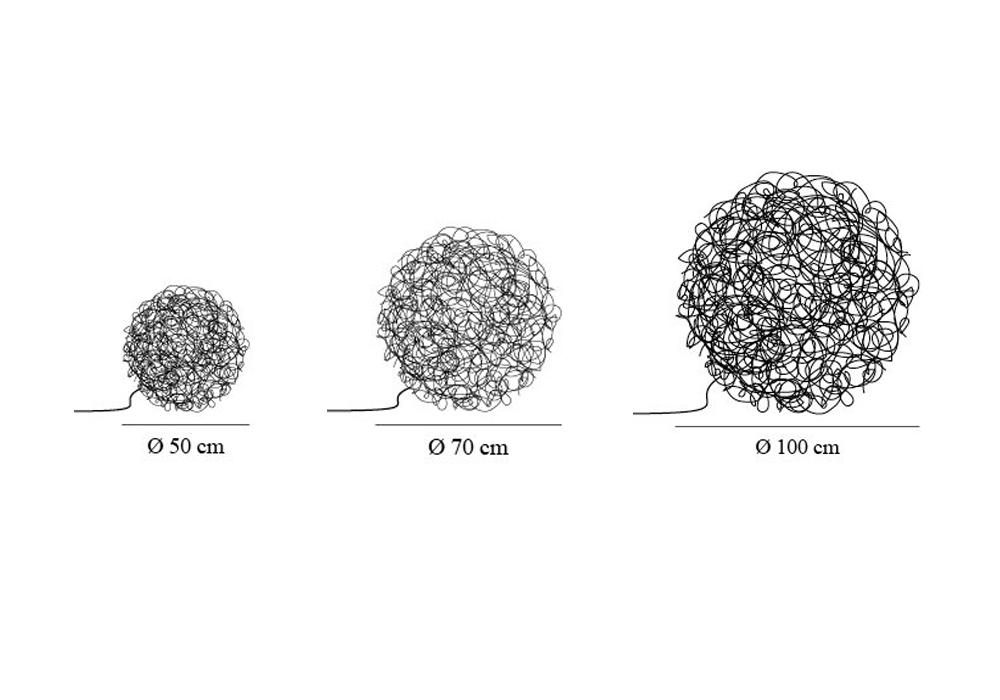 FIL DE FER F LED Tisch- und Bodenleuchte - 2